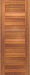 Flat Panel Monticello Teak Doors